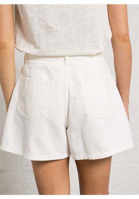 Shorts in cotone - Bianco  PYLAM Berenice | Shorts | 22PYLAMWHITE DENIM